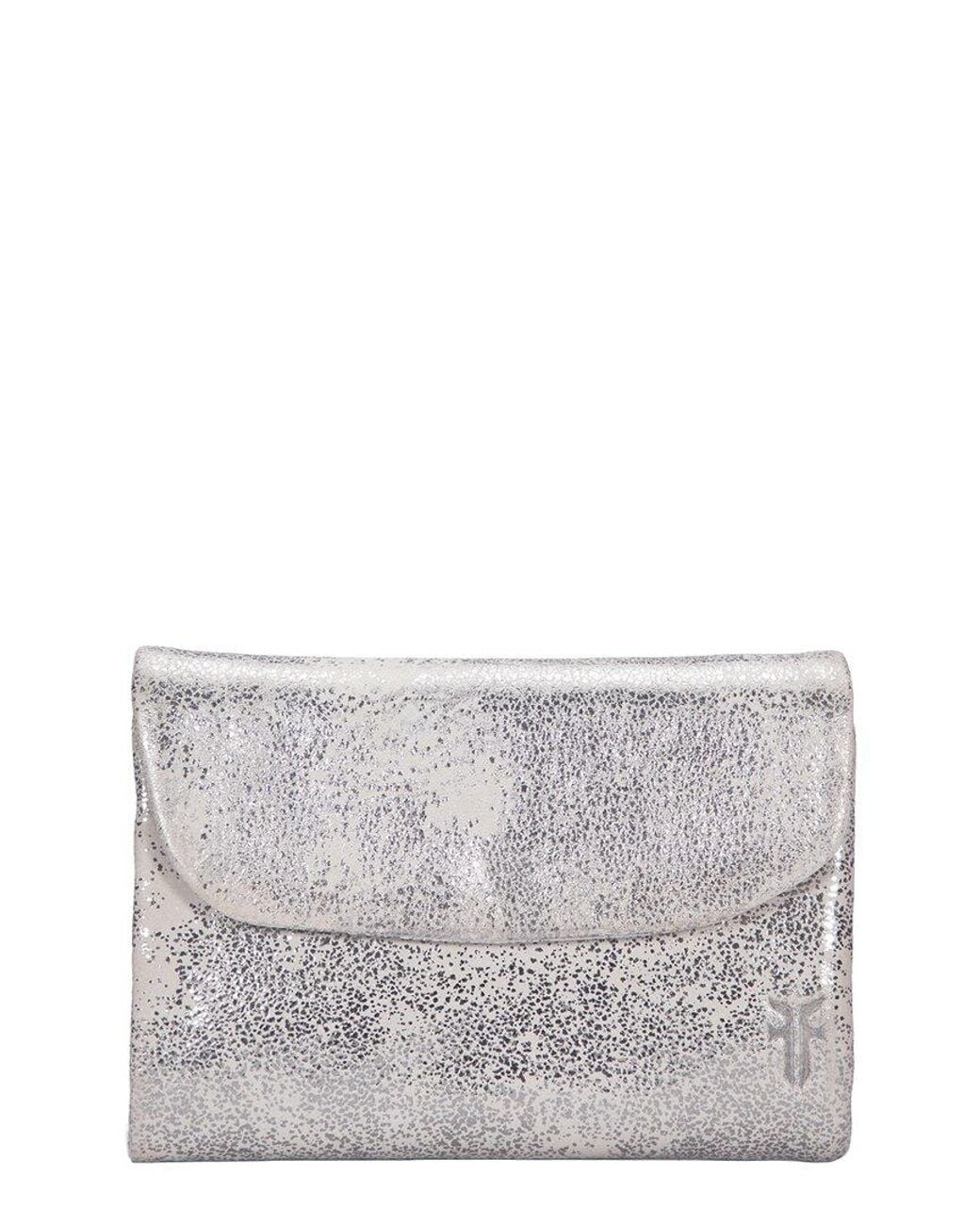 Frye Gray Nora Leather Wallet