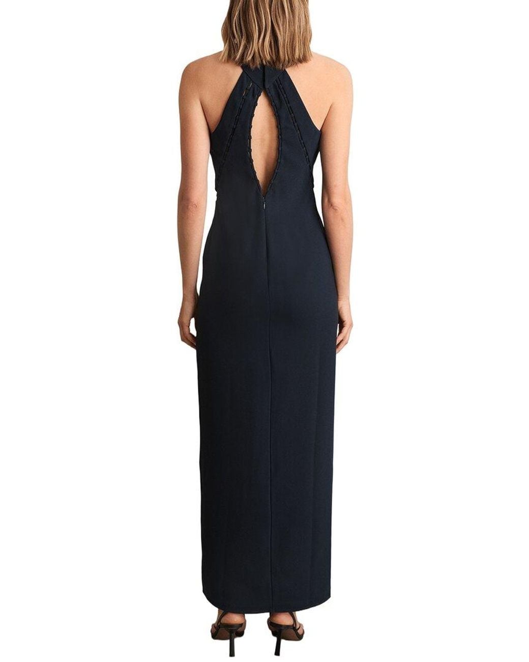 Reiss Black Blair Maxi Dress