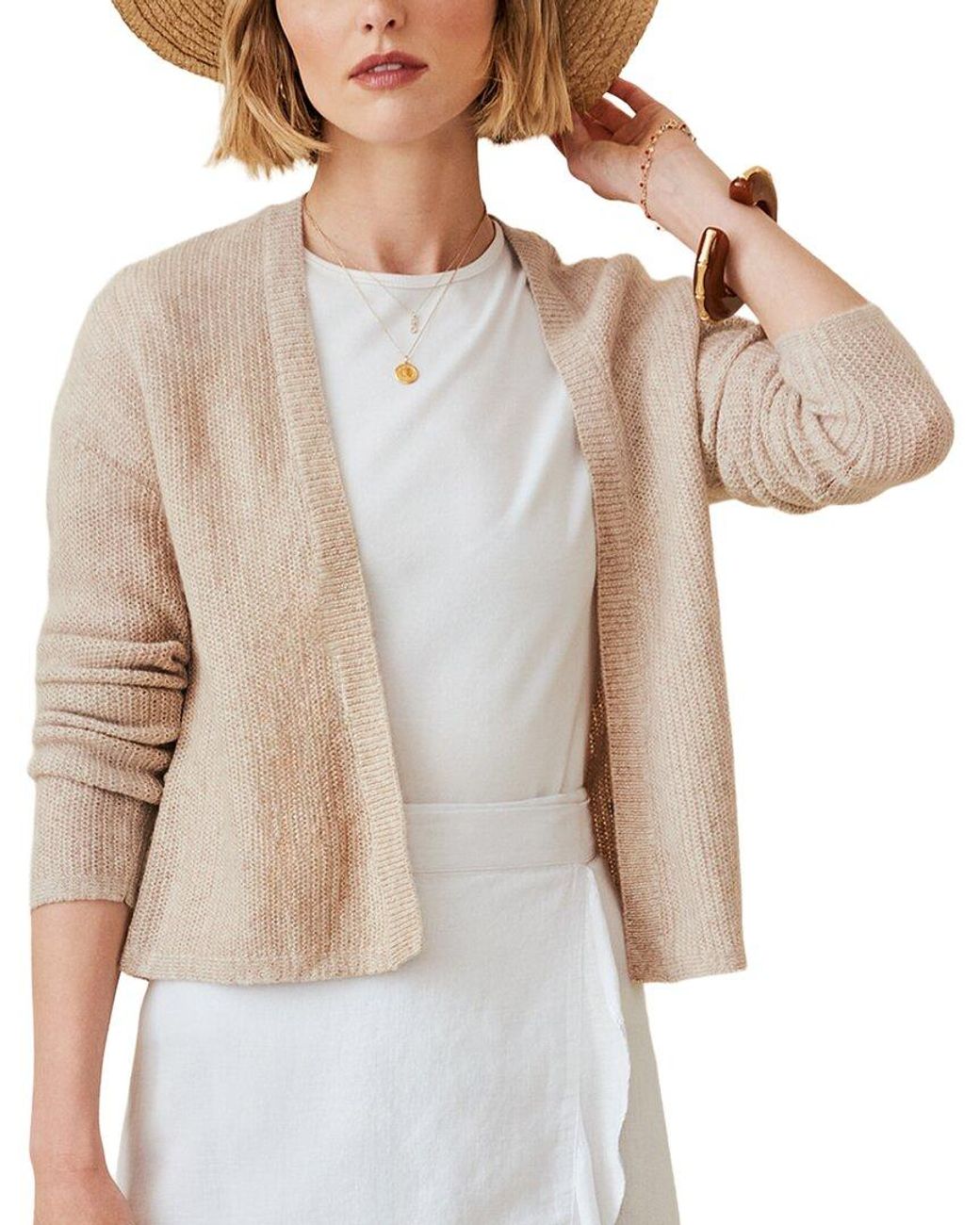 J.McLaughlin Natural Kavi Sweater