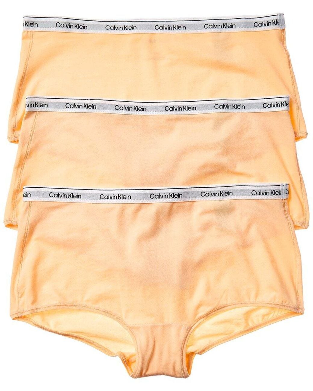 Calvin Klein Natural 3Pk Icon Logo Boyshort