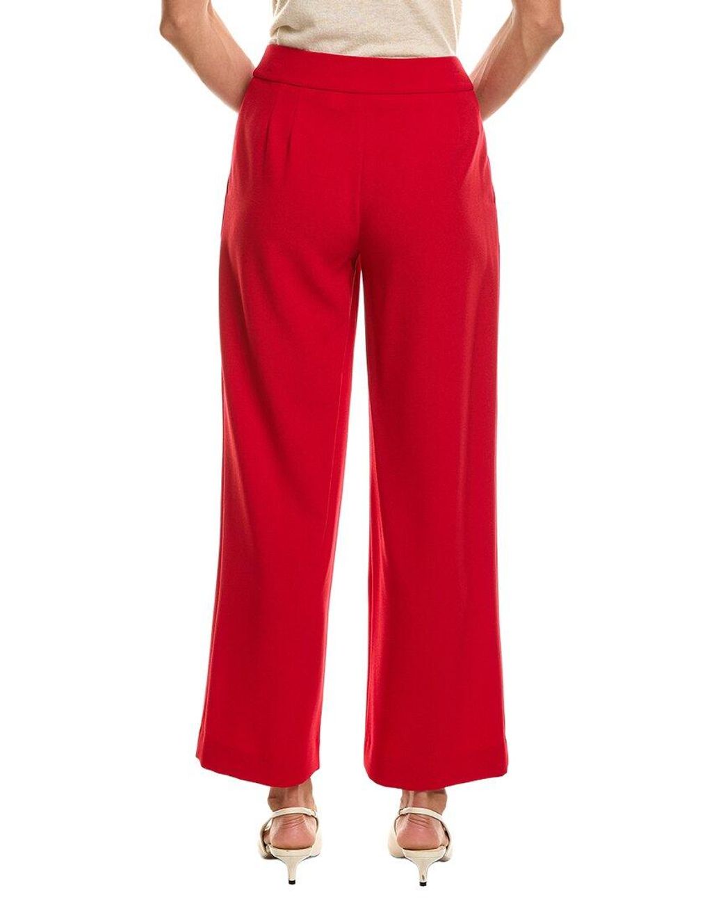 Tahari Red Petite Pant