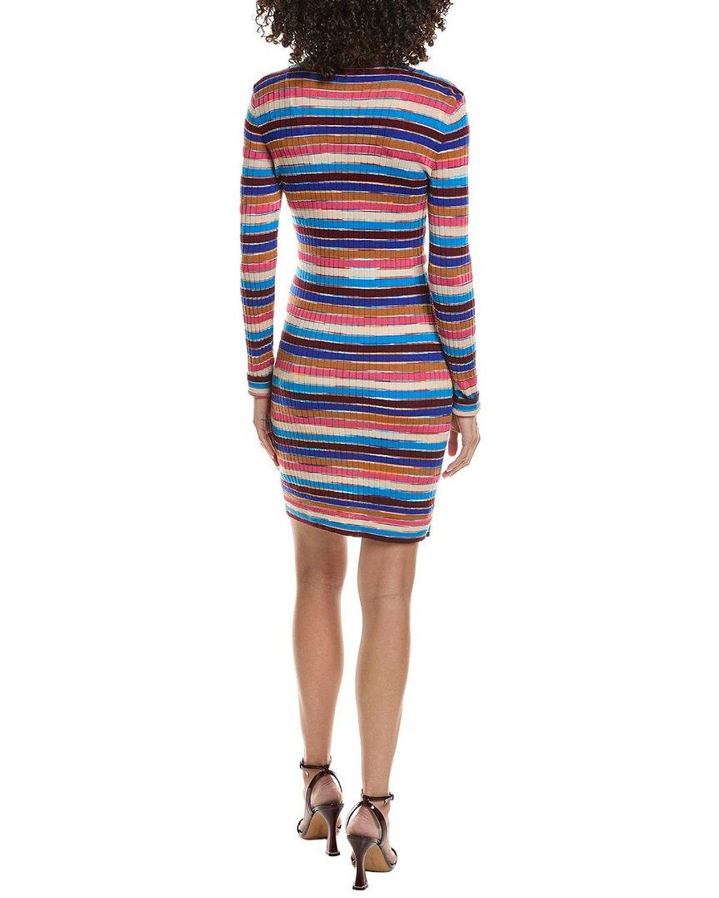 Missoni Blue M Donna Wool-Blend Sweaterdress
