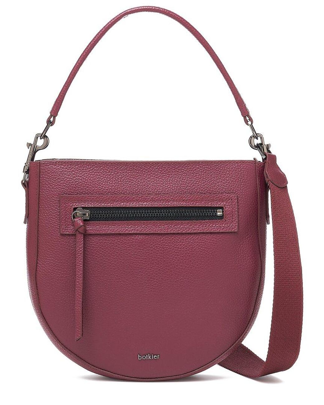 Botkier Beatrice Leather Crossbody Saddle Bag in Purple Lyst Canada