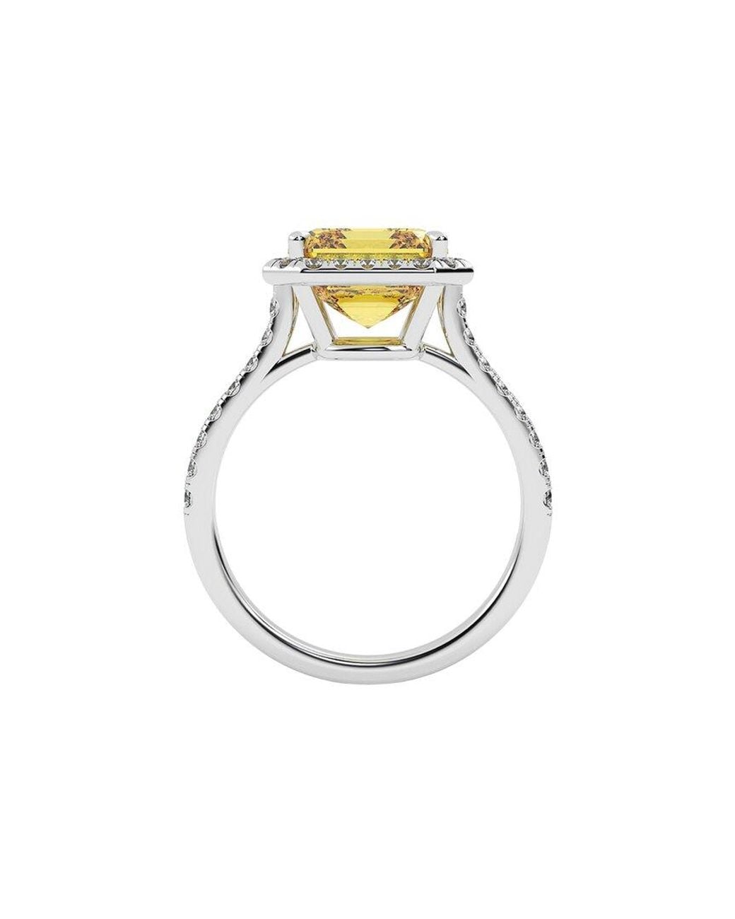 VOWE White 14K 4.00 Ct. Tw. Lab-Grown Diamond Ring