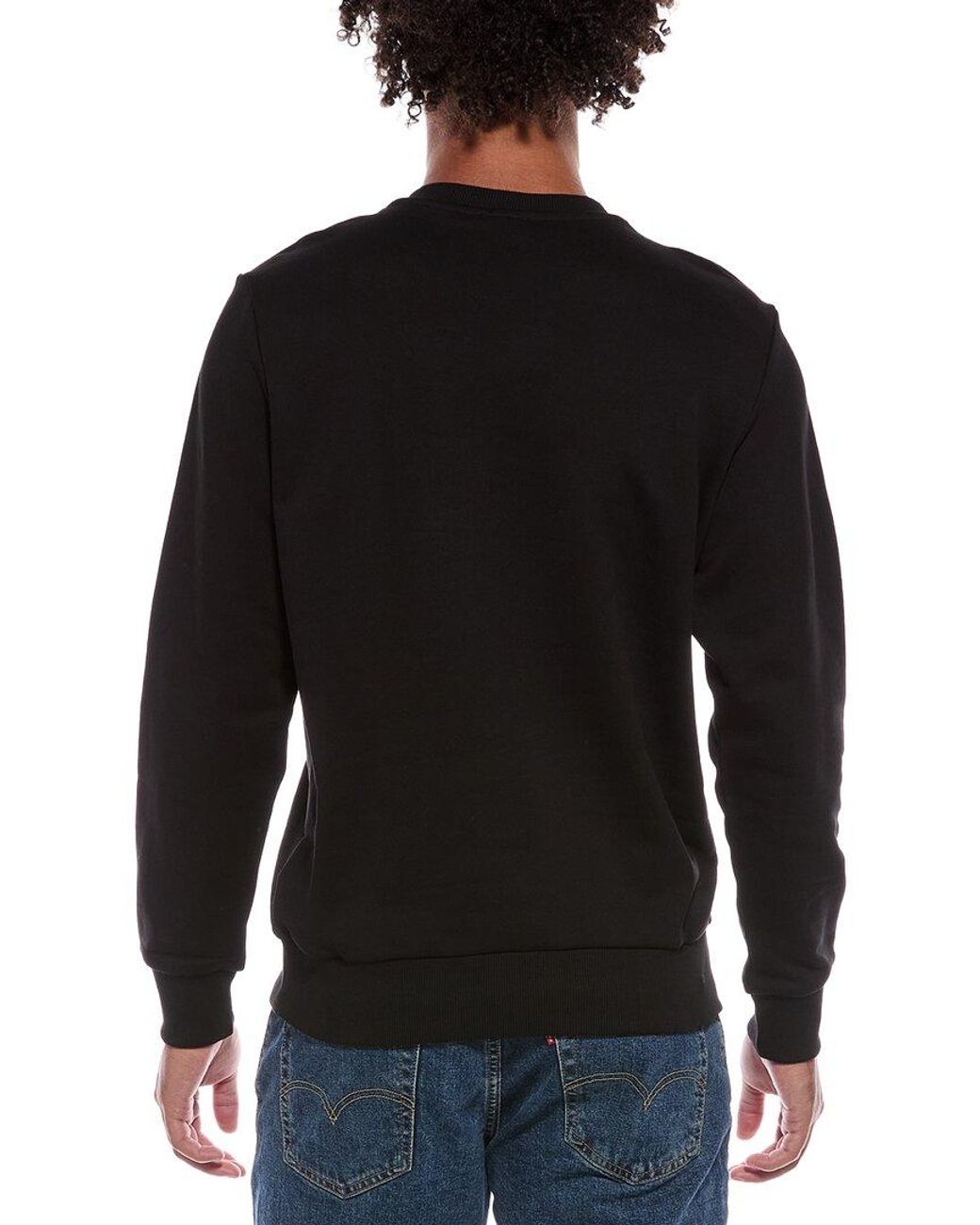 DIESEL Black Crewneck Sweater for men