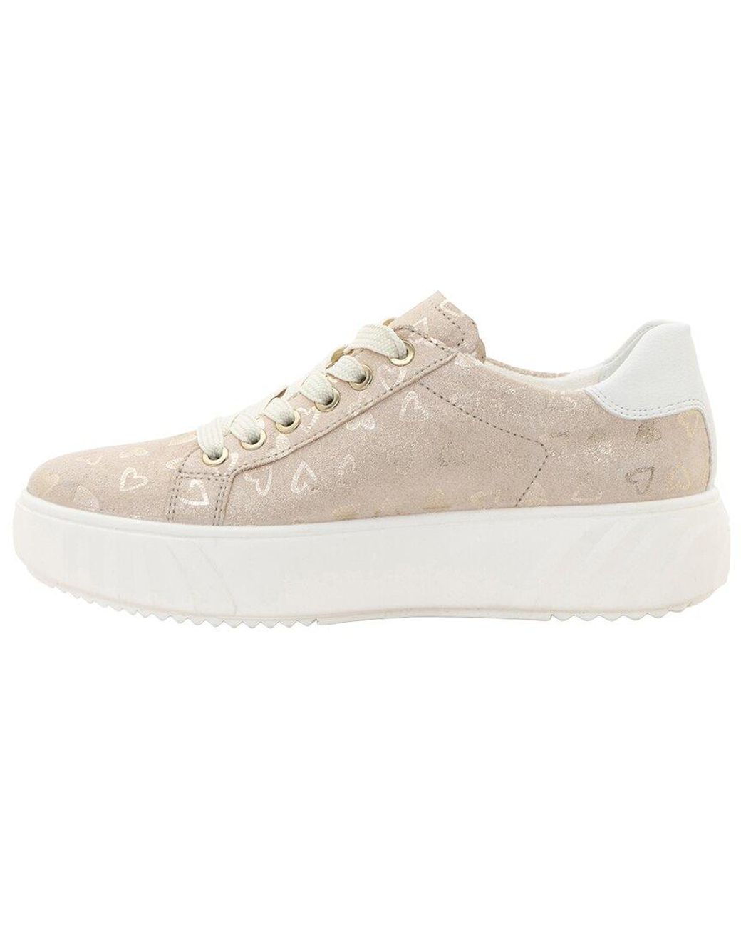 Ara White Mikky Leather Sneaker