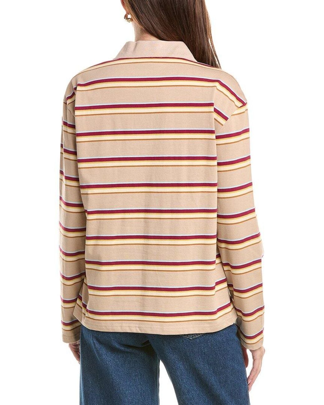 HL Affair Blue Stripe Polo Shirt
