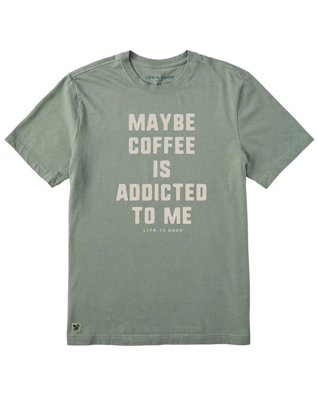 Life Is Good. Green Crusher Tee for men