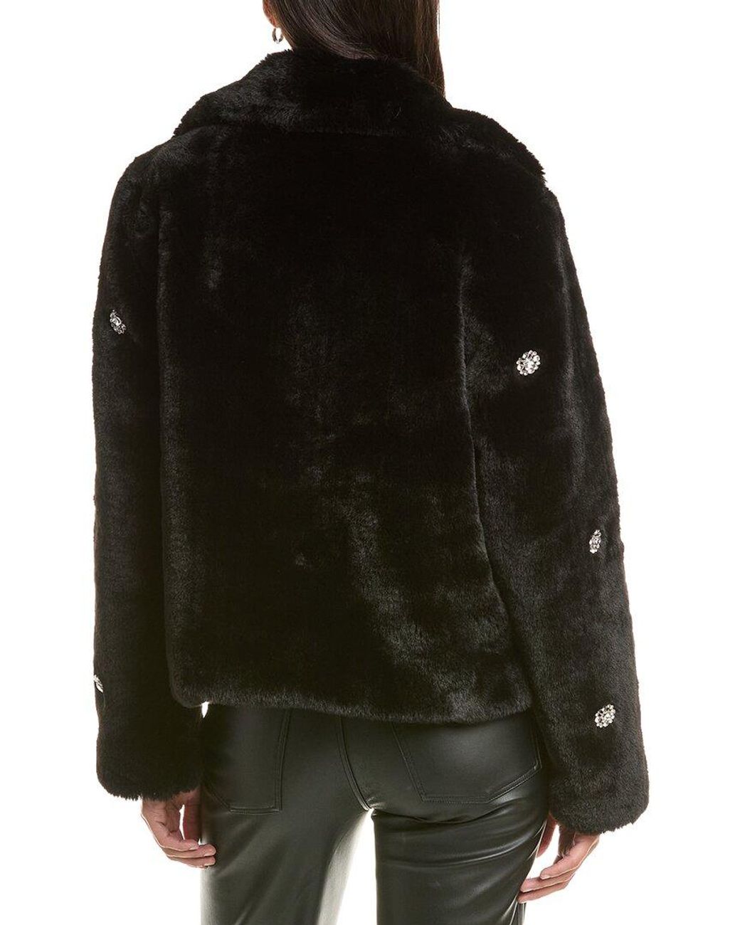 Cece Black Jewel Trimmed Jacket