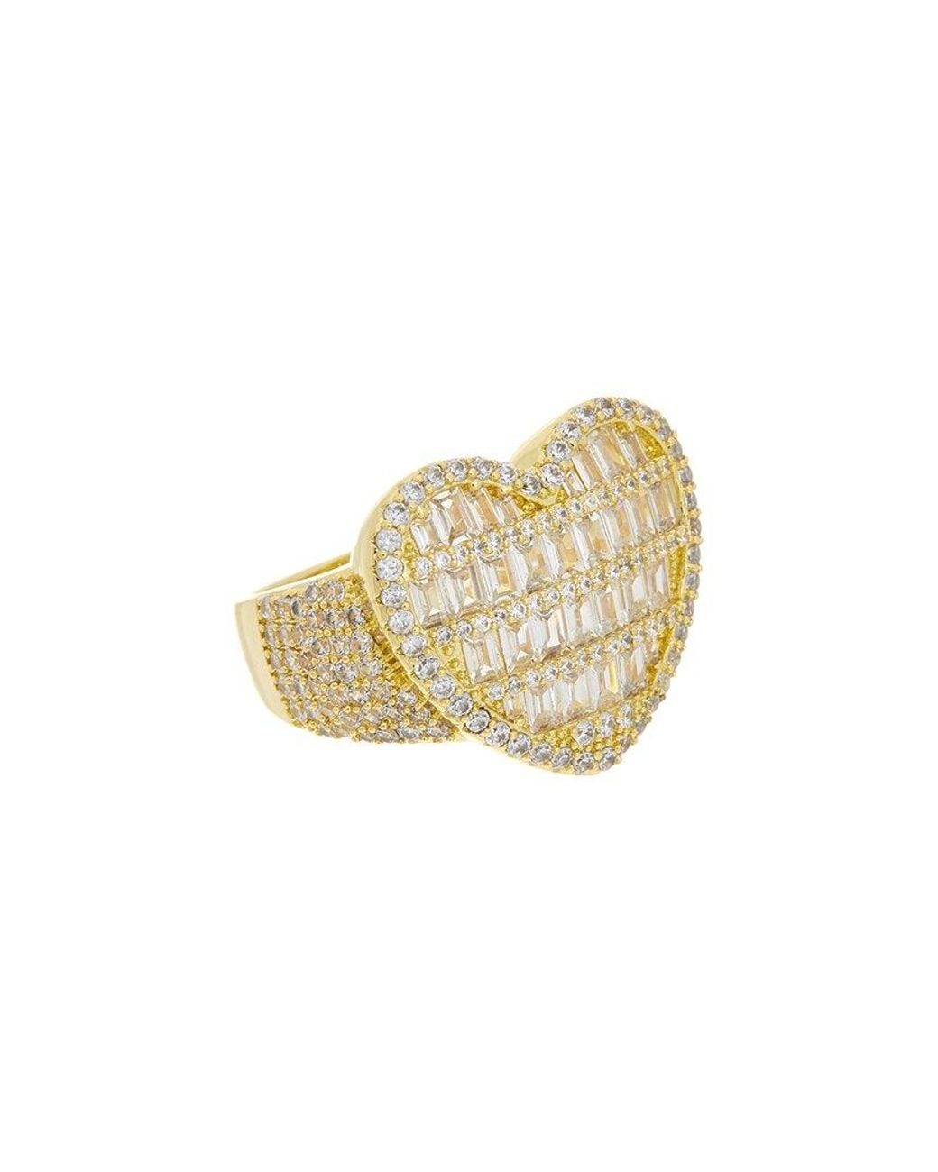 Juvell White 18K Plated Cz Ring