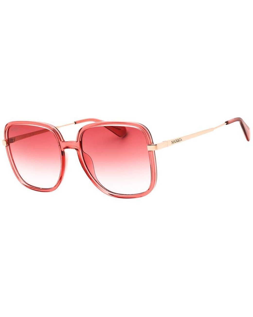 MAX&Co. Pink Max & Co By Max Mara Mo0083 56Mm Sunglasses