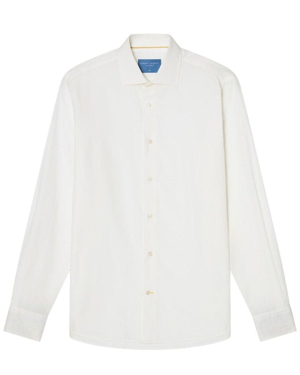 Robert Talbott White Reynolds Ultra Light Weight Brushed Shirt for men