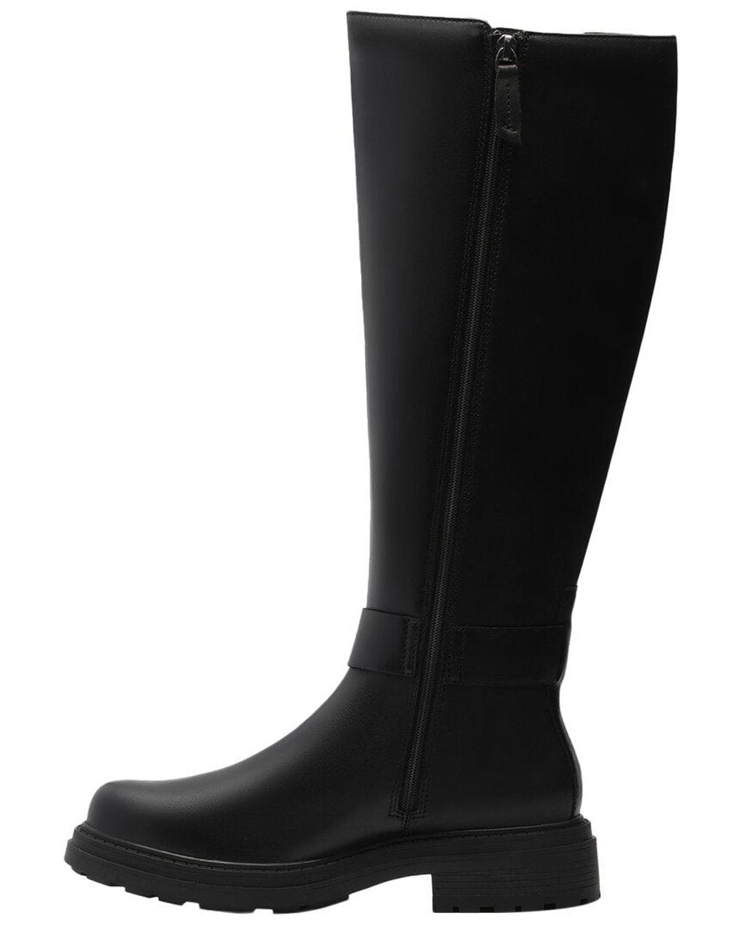 Clarks Black Orinoco3 Tall Leather Boot
