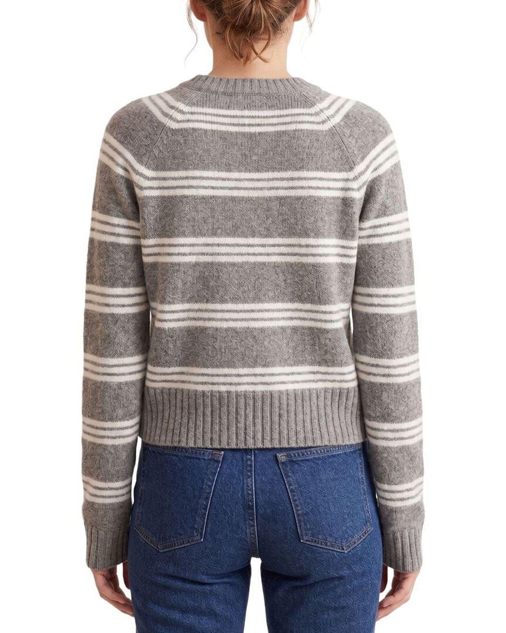 French Connection Blue Suzie Crewneck Sweater