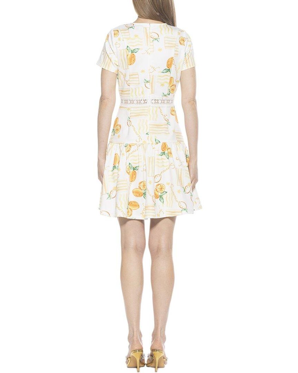 Alexia Admor White Alexa Fit & Flare Dress