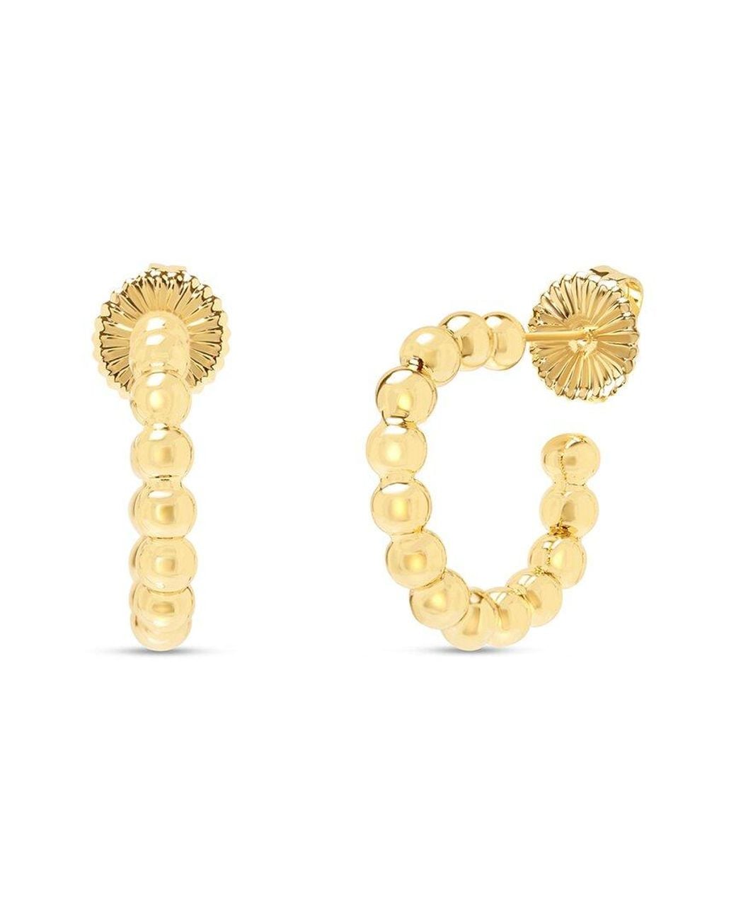 Bruno Magli Metallic Plated Earrings