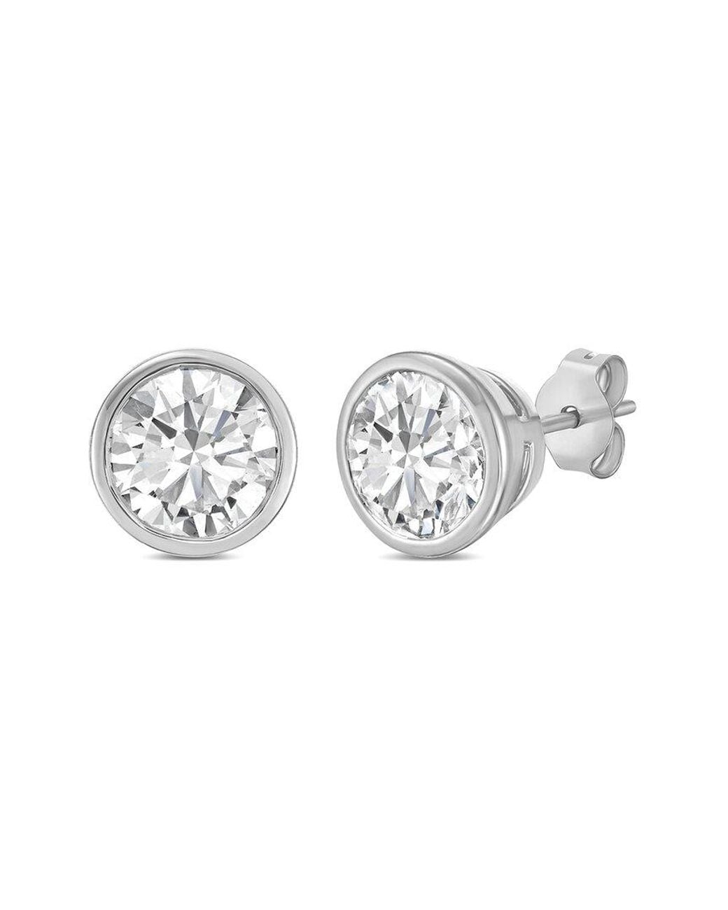 Diana M Metallic Diana M. 14K 1.50 Ct. Tw. Lab-Grown Diamond Stud Earrings