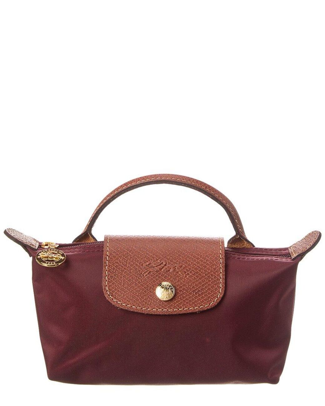 【LONGSHAMP】Le Pliage Original Handle Pouch ユーカリ色 Le Pliage Original Pouch with handle Eucalyptus - Recycled