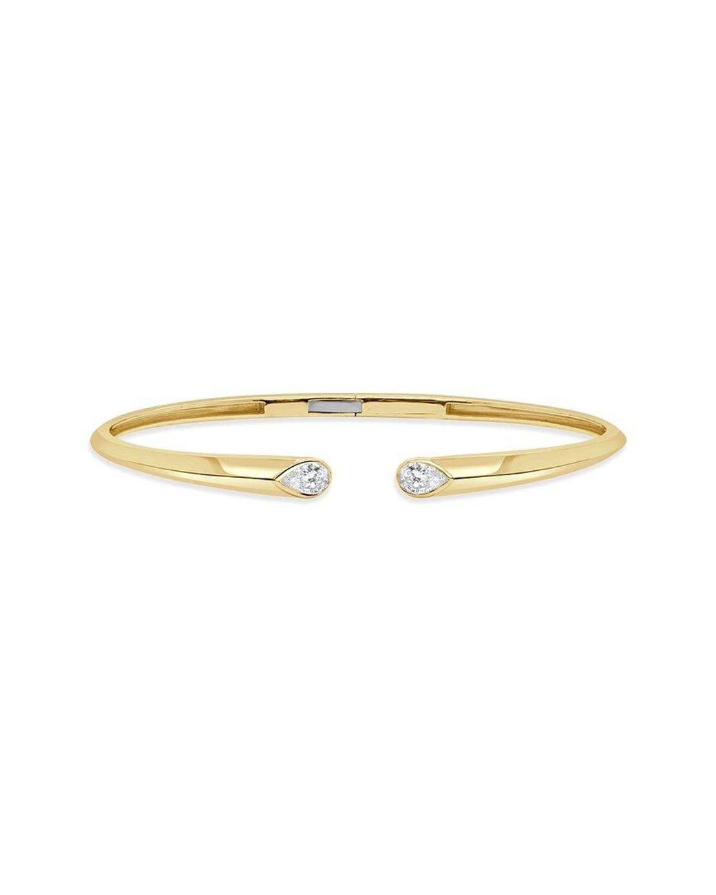 Sabrina Designs White 14K 0.45 Ct. Tw. Diamond Stackable Bangle