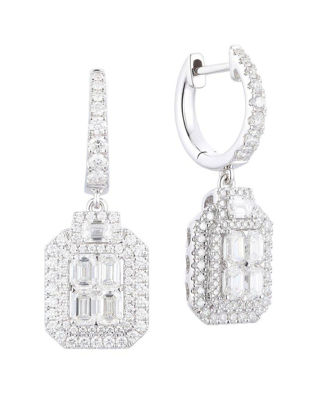 Gregg Ruth White 18K 2.42 Ct. Tw. Diamond Earring