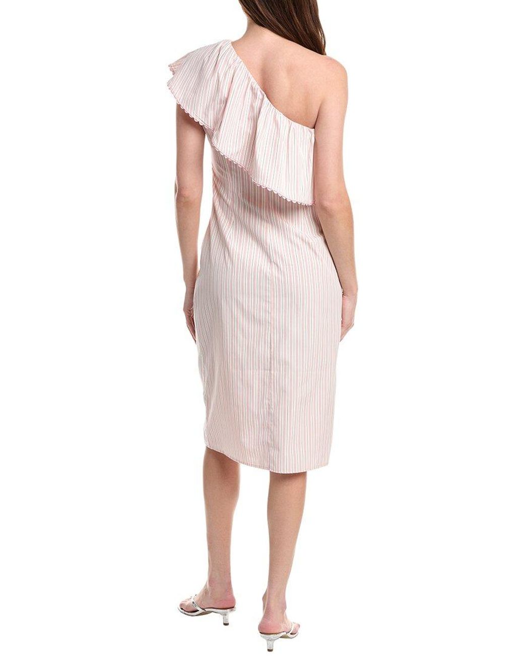 FLORA BEA NYC Pink Adalyn Midi Dress