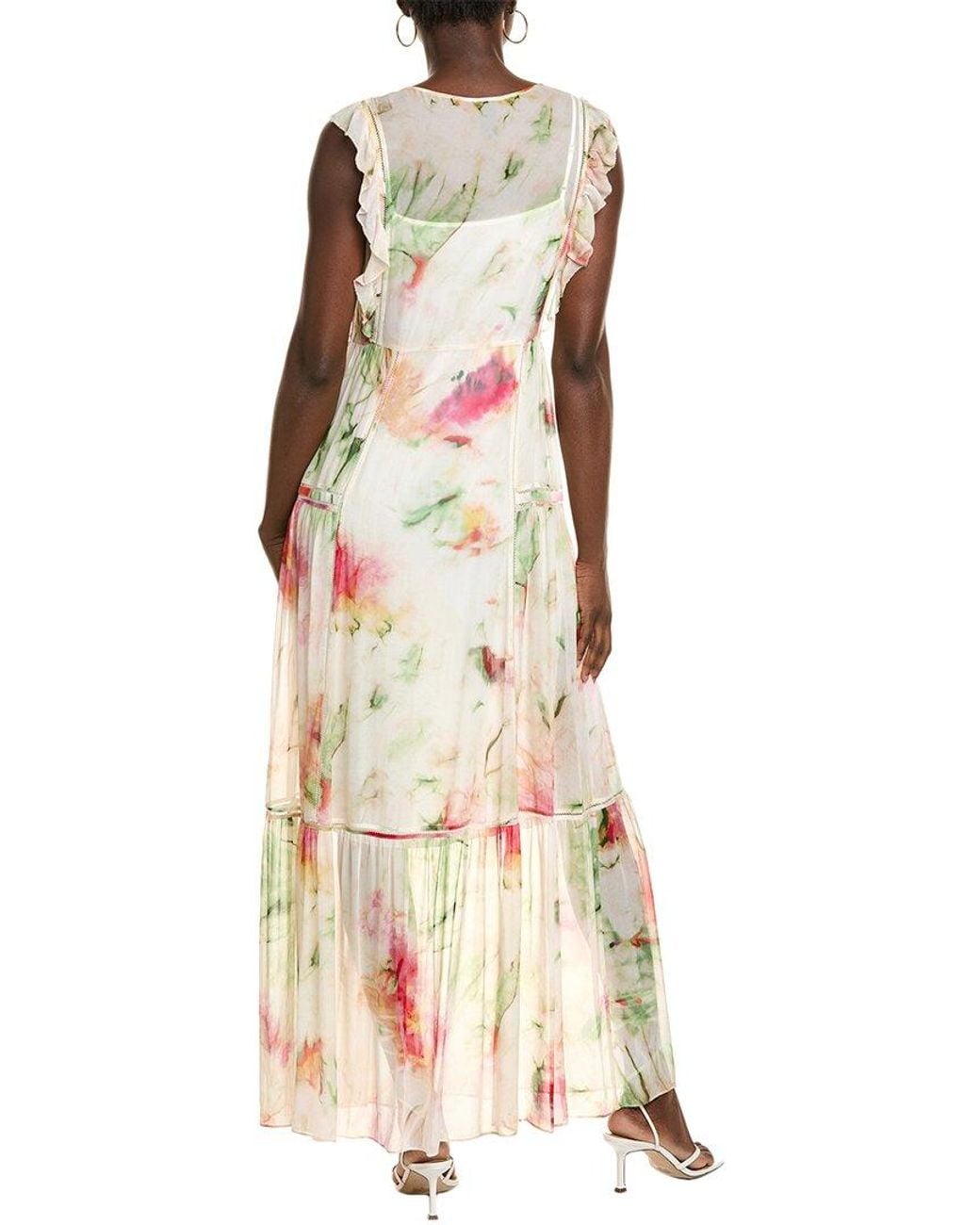 Boss White Dacrina Maxi Dress