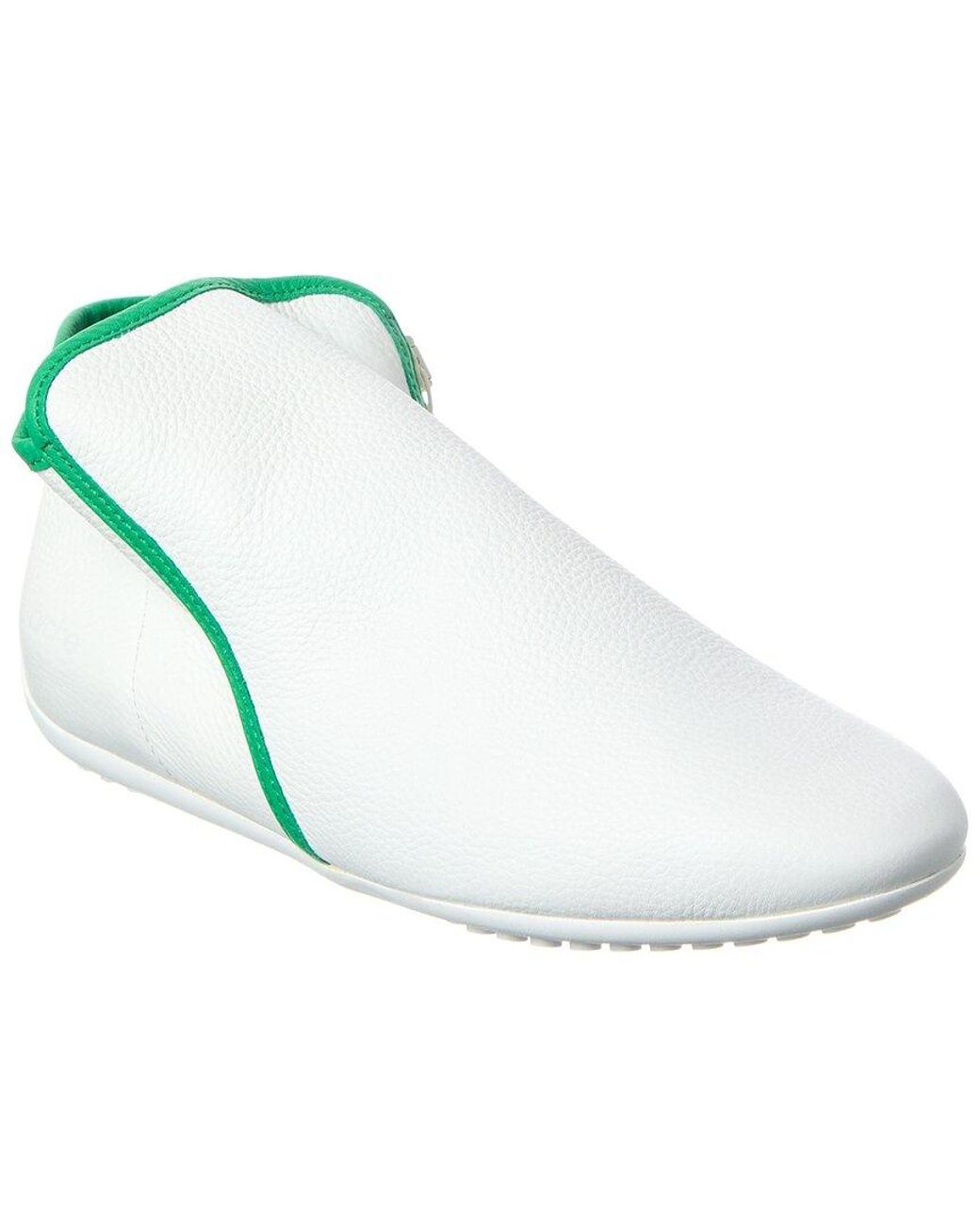 Arche White Fanyki Leather Flat