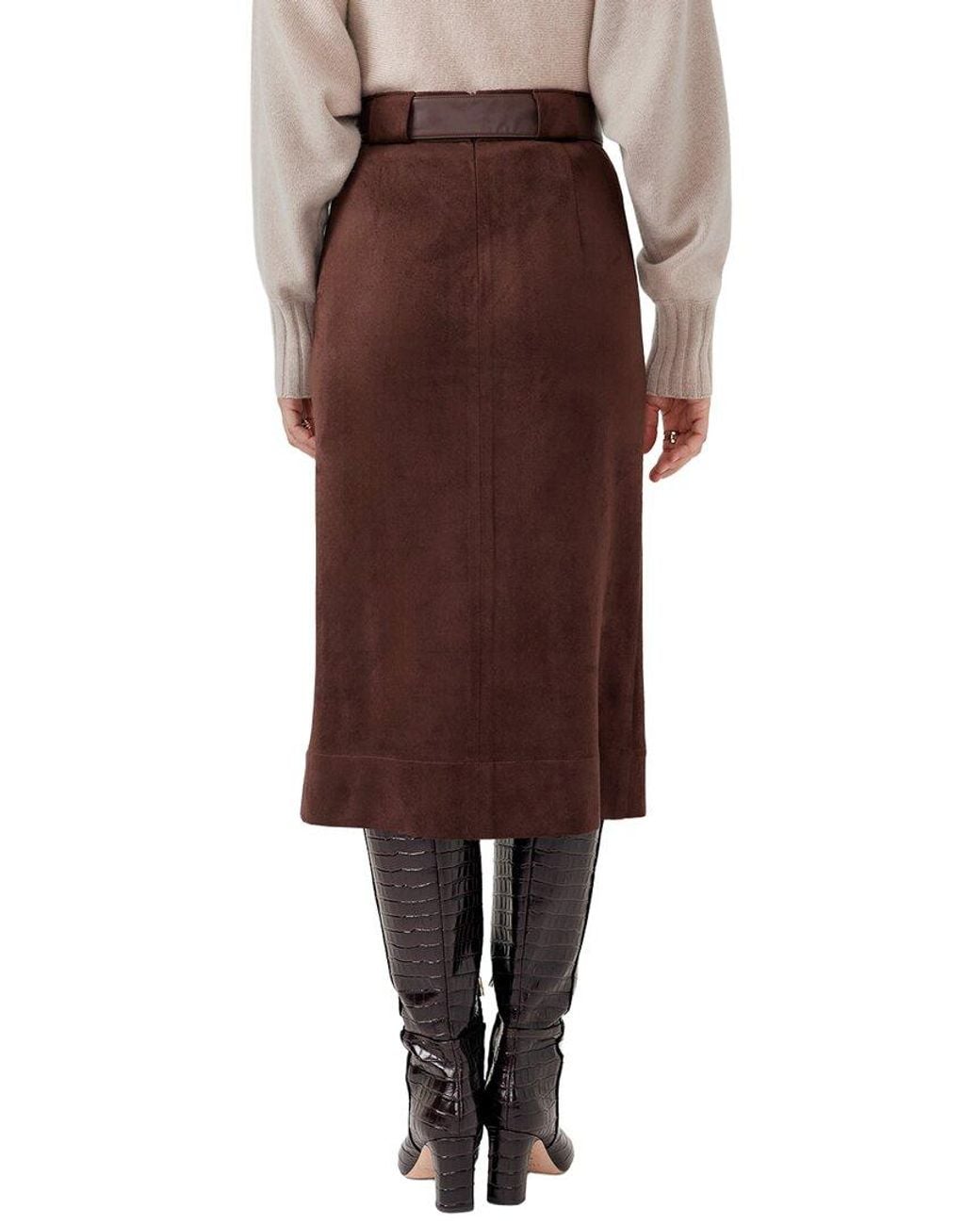J.McLaughlin Brown Finnian Skirt