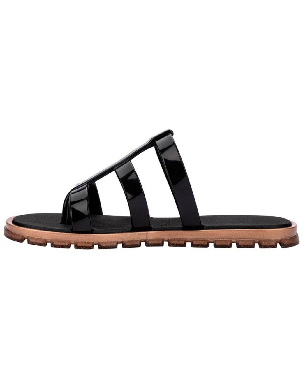 Melissa Black Path Slide