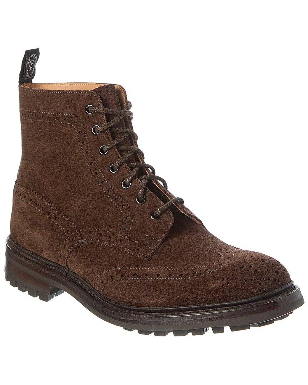 Todd Snyder Brown Tricker's Stow Suede Boot for men