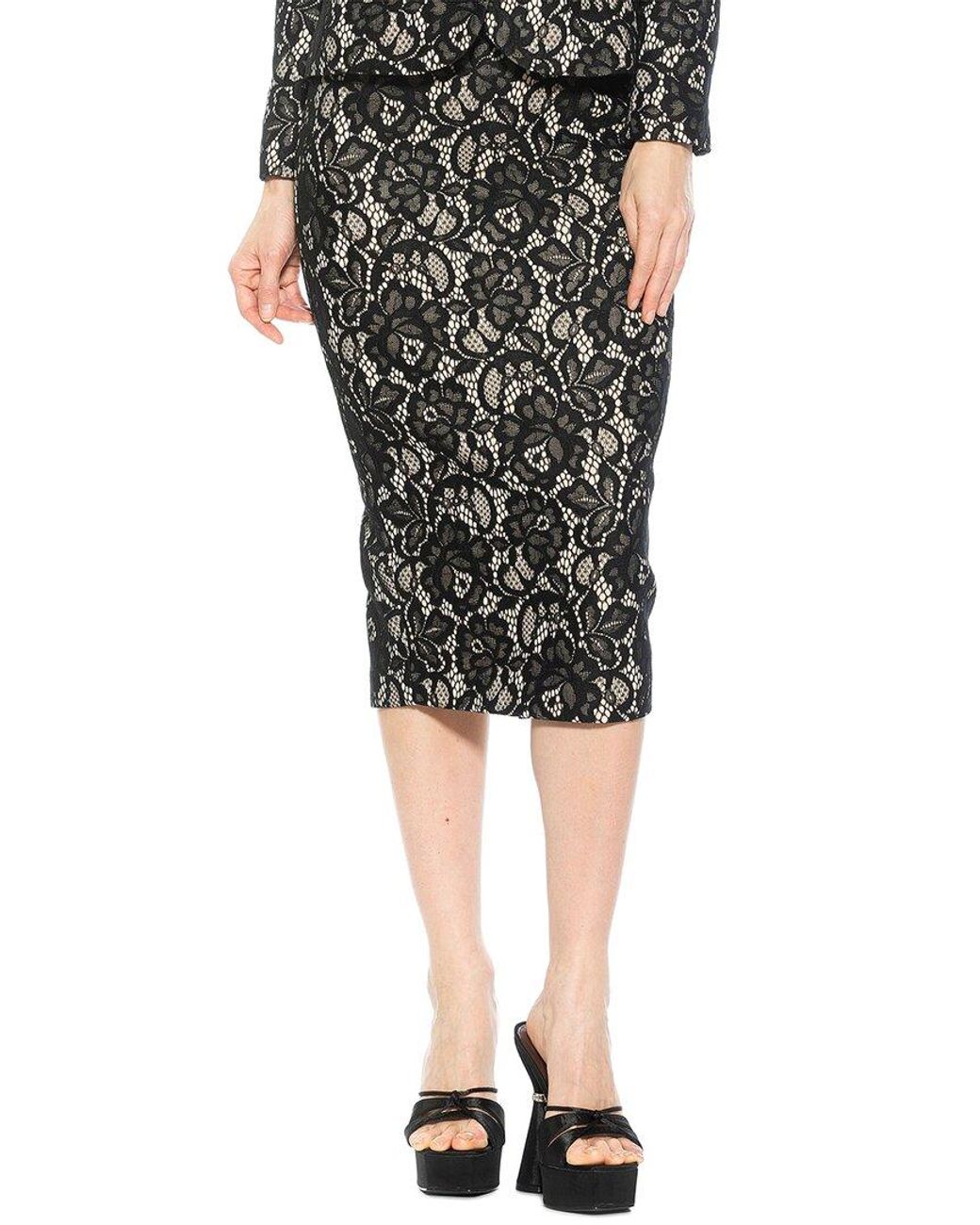 Alexia Admor Black Jacki Pencil Skirt