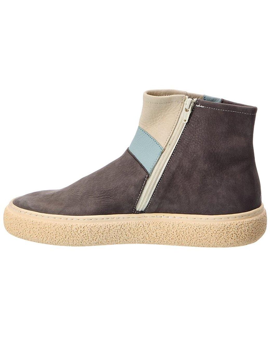 Arche Brown Edexya Leather High-Top Bootie