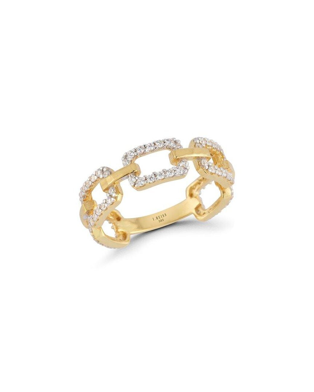 Reiss White 14k Diamond Ring