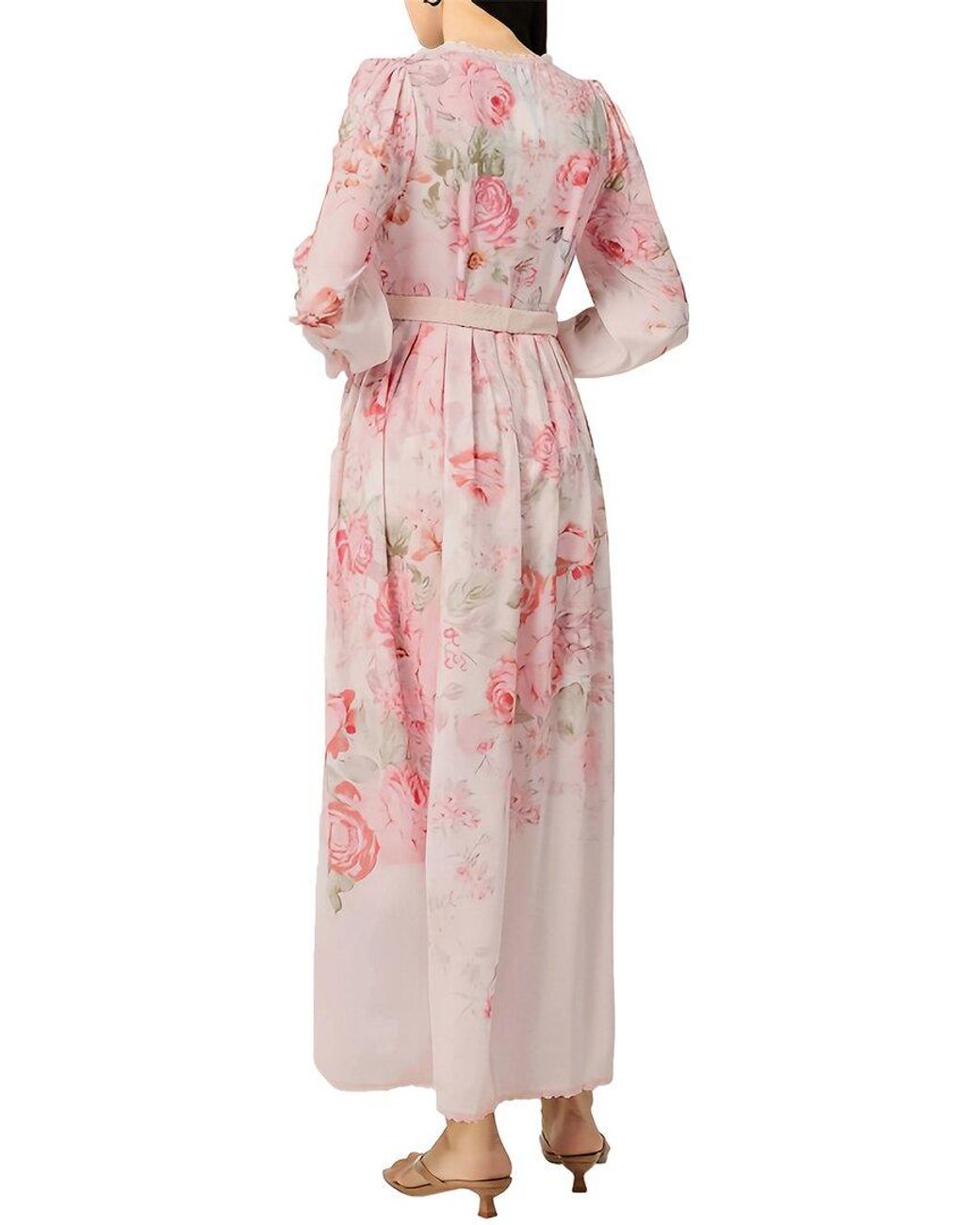 Linda Charm Pink Maxi Dress