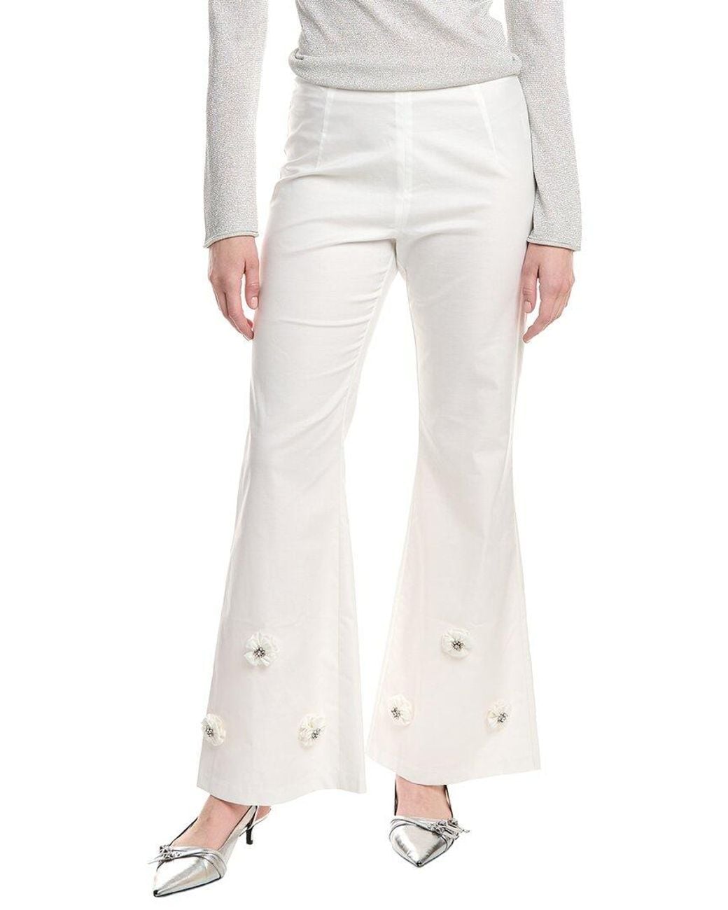 FLORA BEA NYC White Maxine Pants