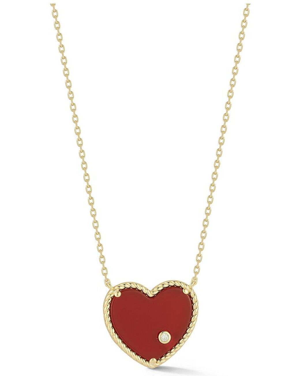 Glaze Jewelry White 14K Over Cz Necklace