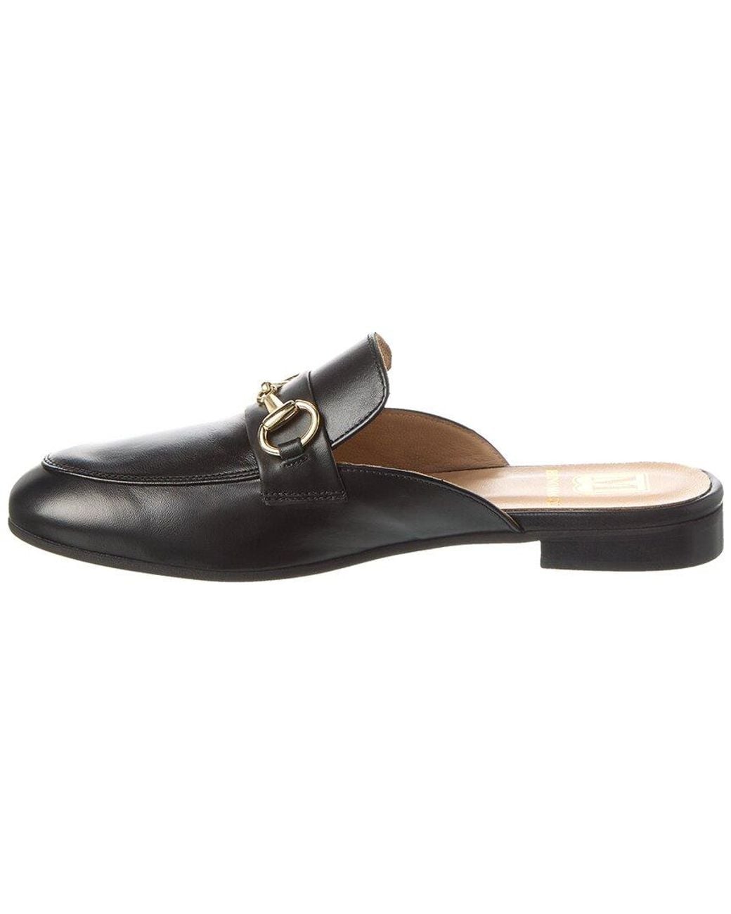 M by Bruno Magli Black Dalia Leather Loafer