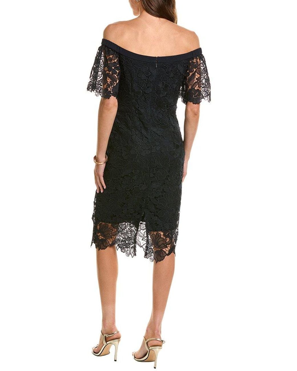 Eliza J Black Midi Dress