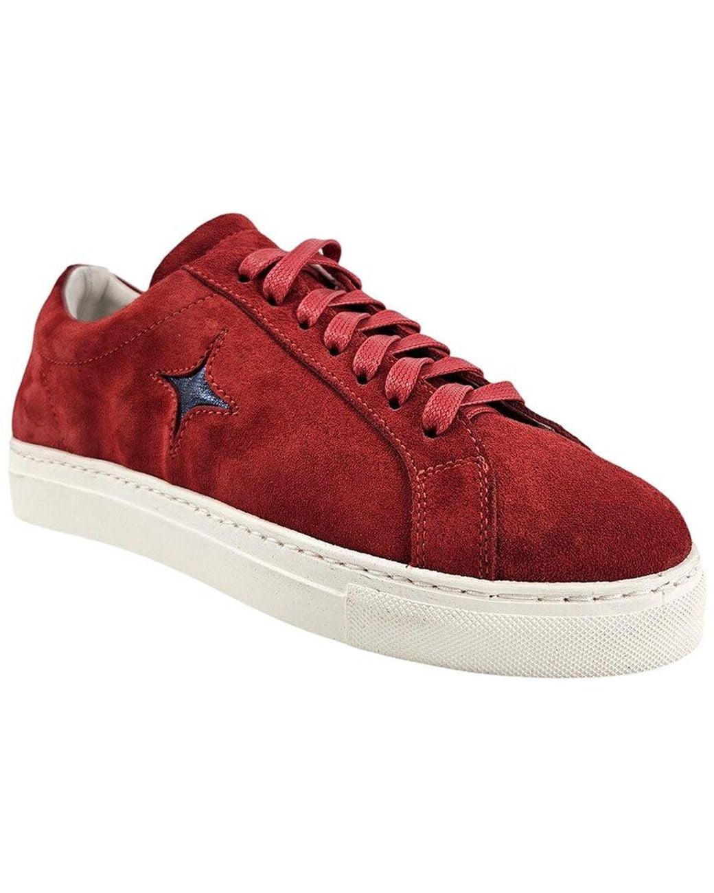 Madison Maison Red Sirius Star Suede Sneaker