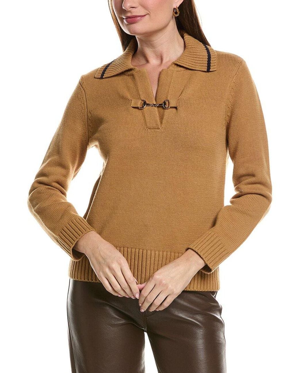 tyler boe Brown Tess Horsebit Pullover