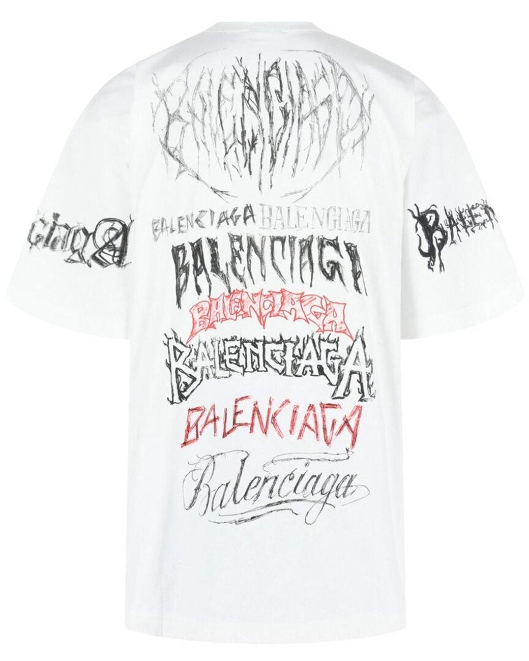 Balenciaga White Diy Metal T-Shirt for men