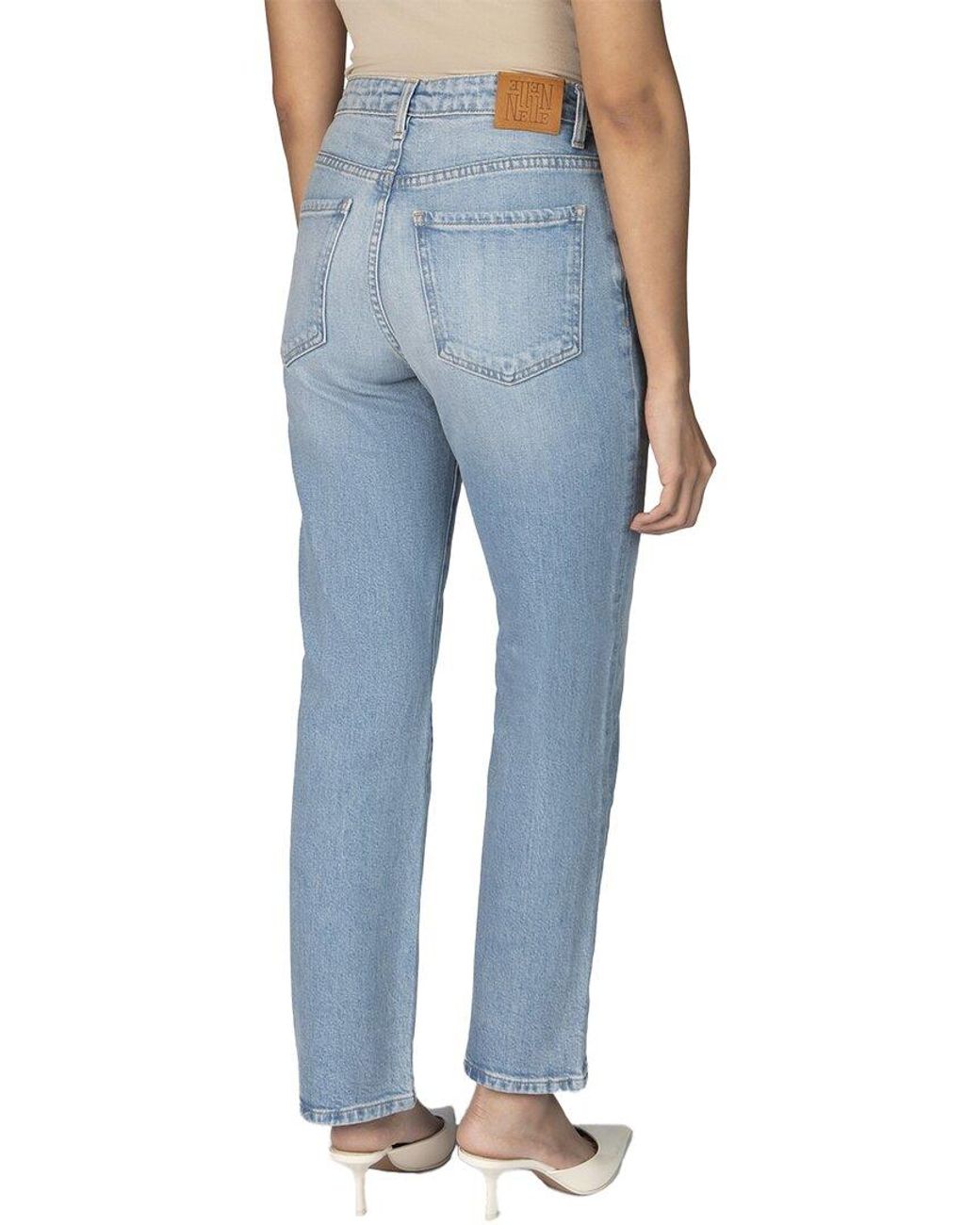 Nelle Atelier Blue Petite The Kate Stovepipe Denim