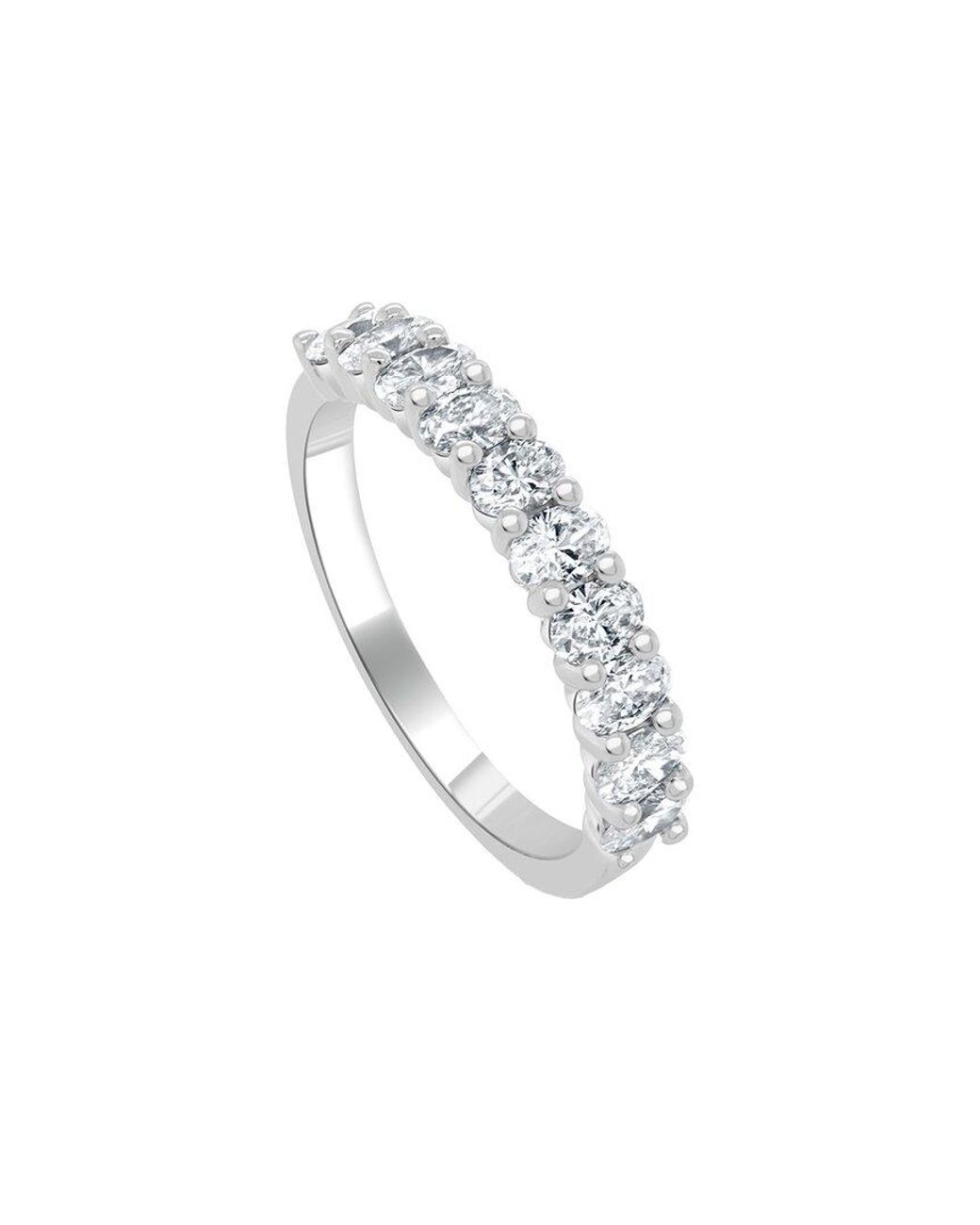 Sabrina Designs White 14k 0.84 Ct. Tw. Diamond Half-eternity Ring