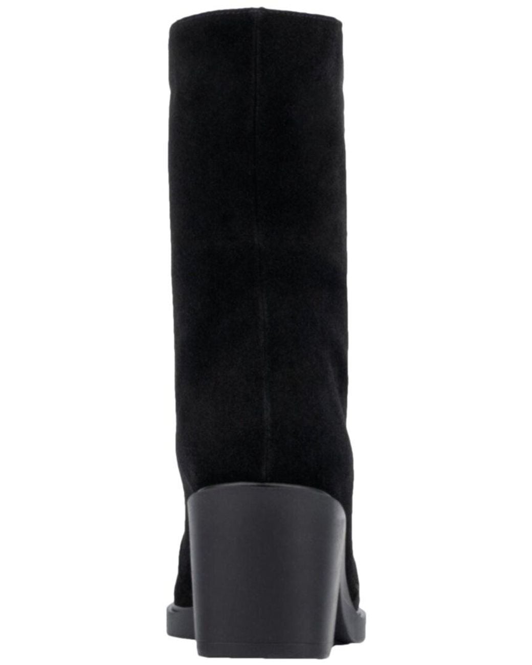 Aquatalia Black Celesta Weatherproof Suede Boot