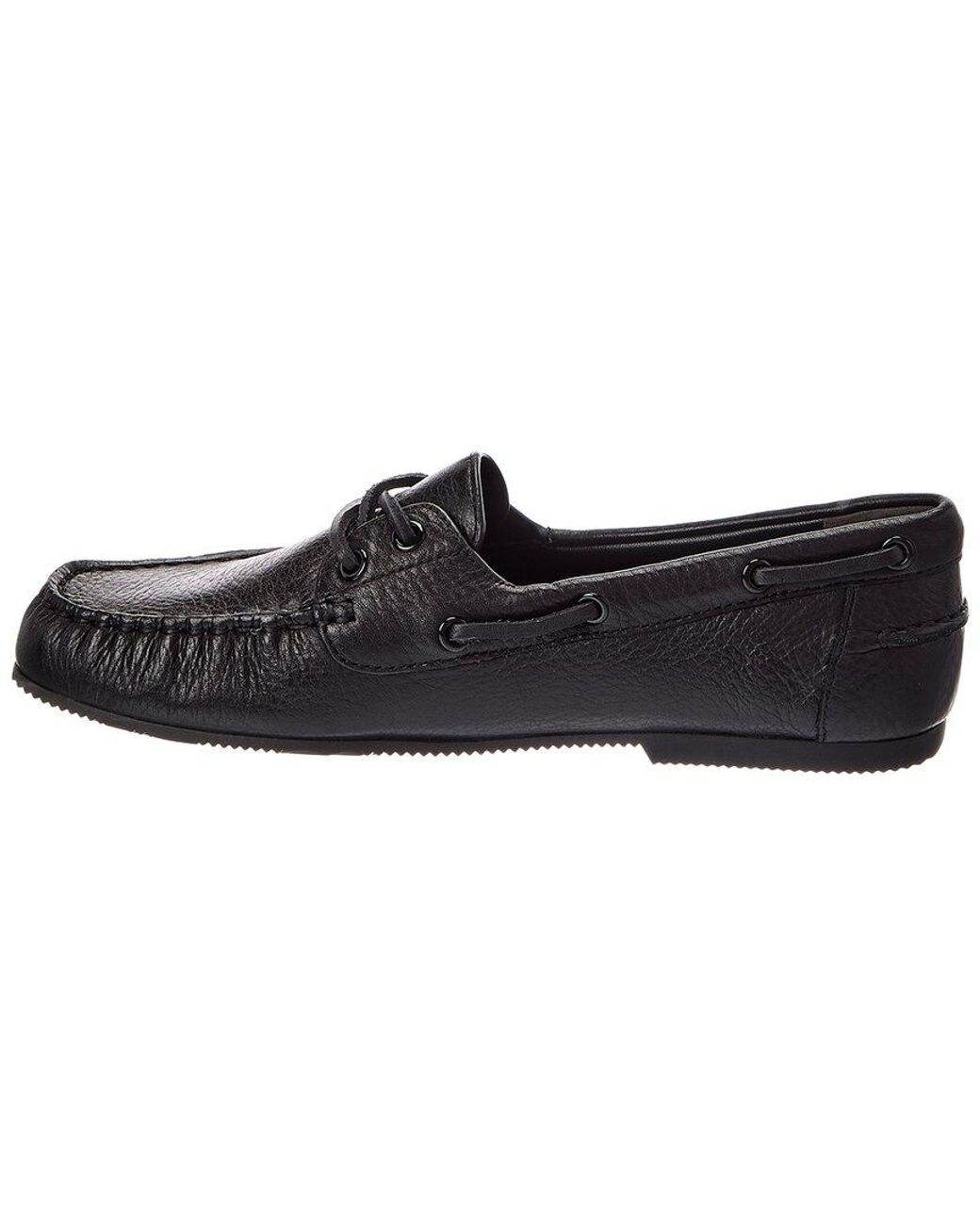 Tory Burch Black Mini Chelsea Leather Loafer
