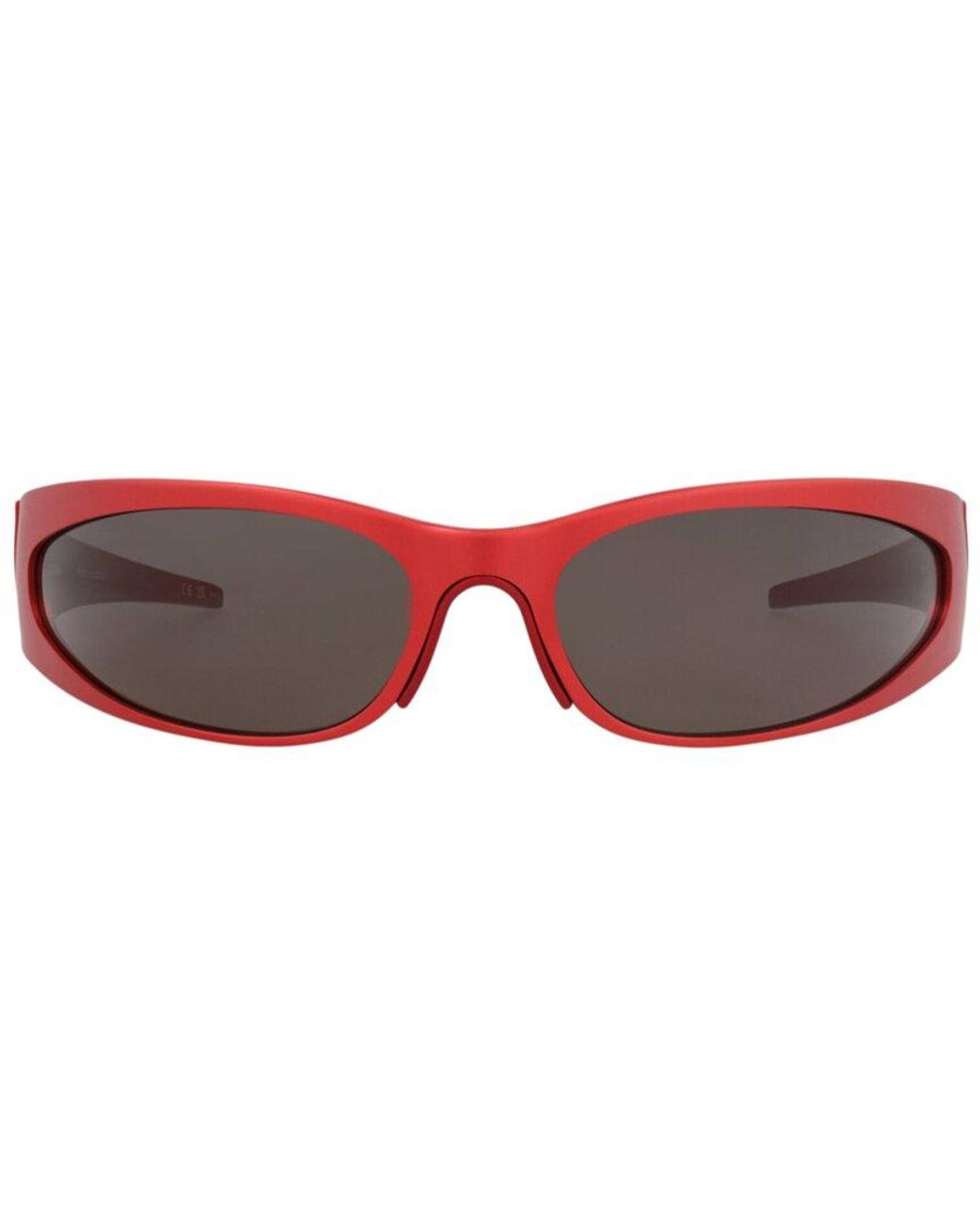 Balenciaga Red 77Mm Sunglasses for men