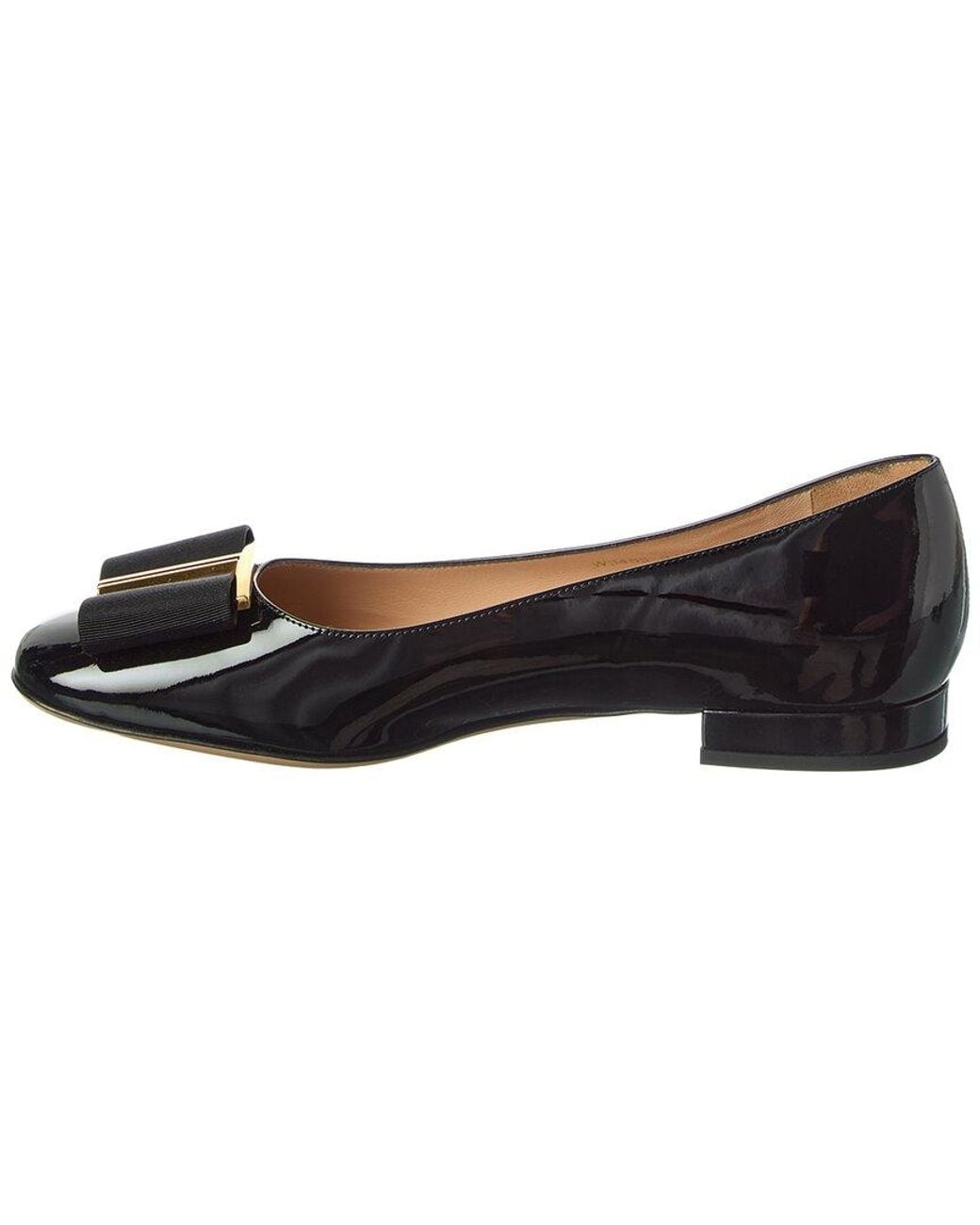 Tom Ford Black Audrey Patent Ballerina Flat