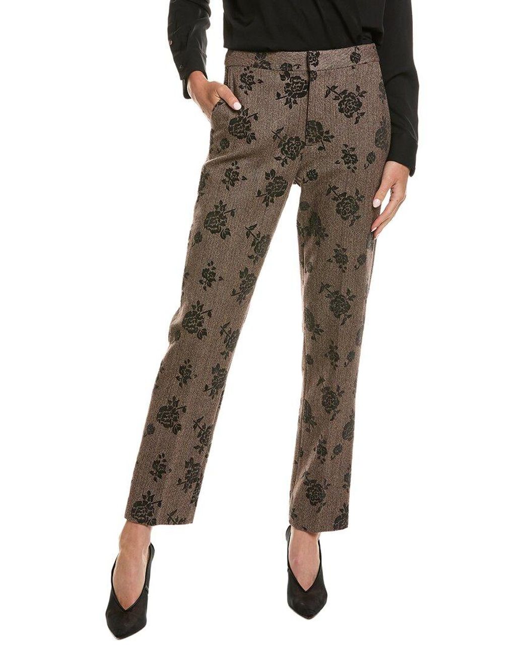 L'Agence Black Rebel Wool-Blend Trouser
