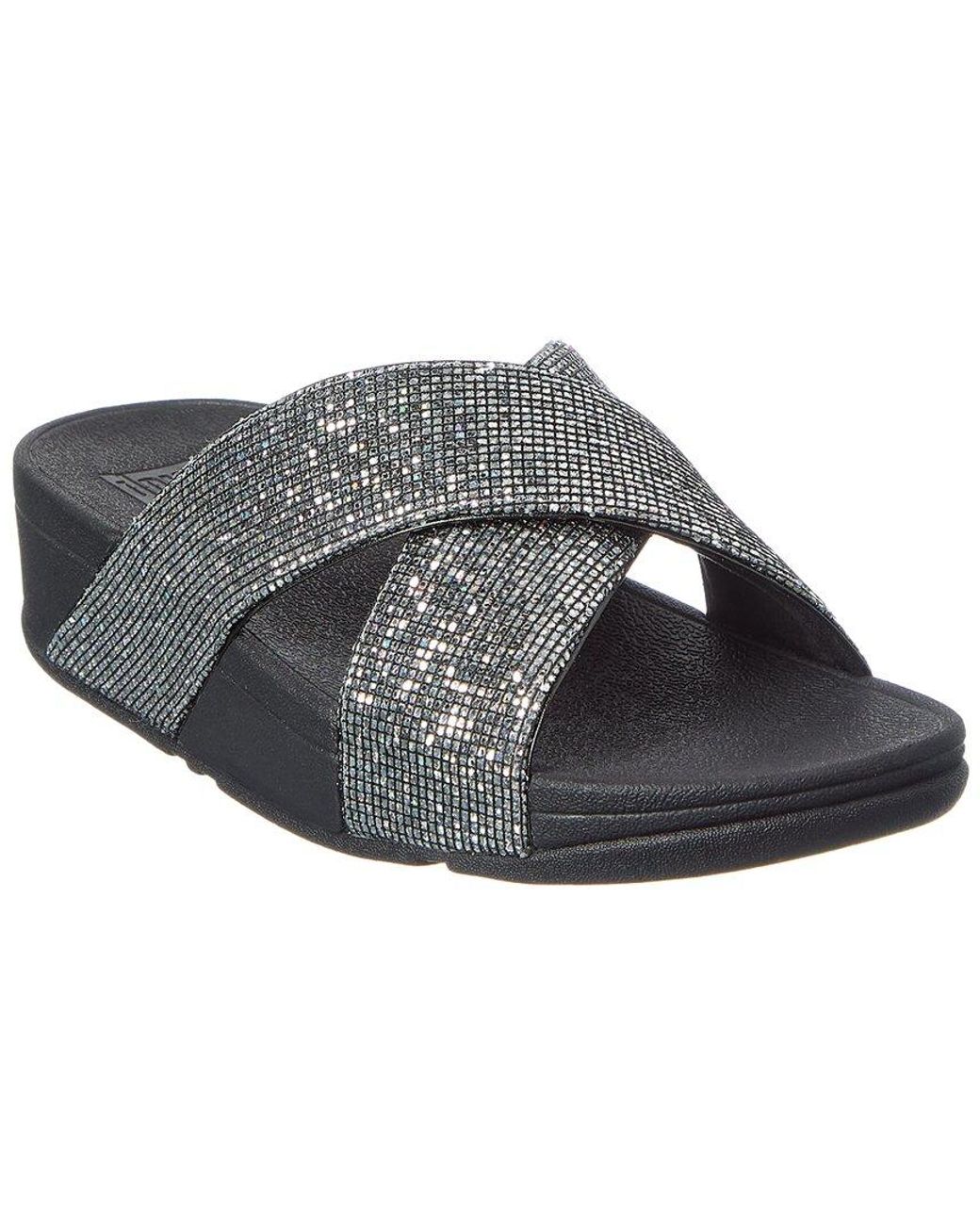 Fitflop Black Glitterball Slide