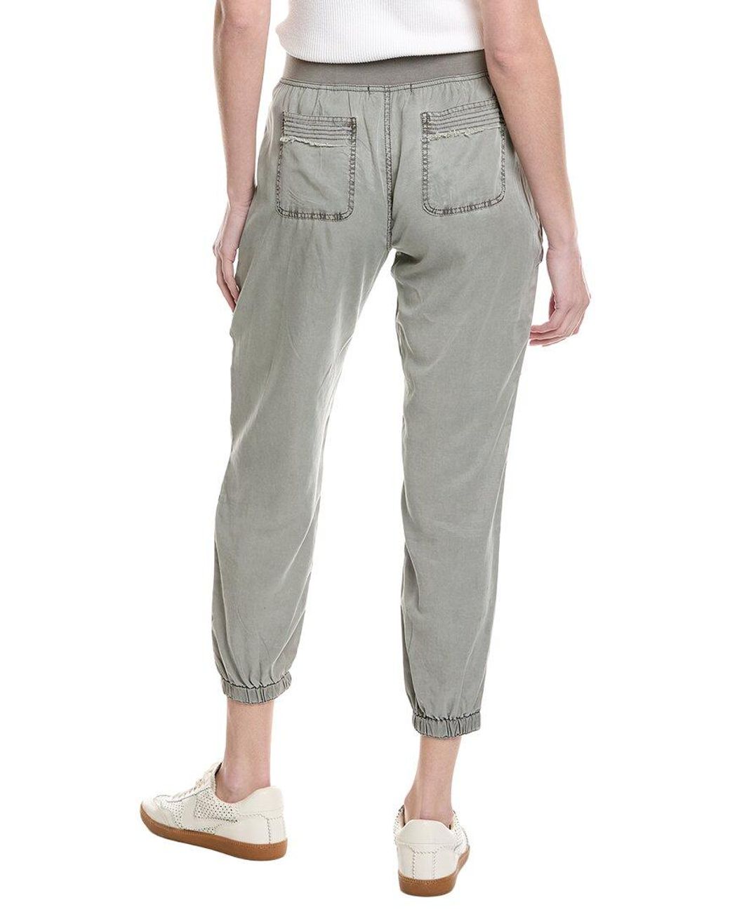 XCVI Gray Chattaway Banded Pant